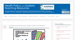 Desktop Screenshot of hpsa-africa.org